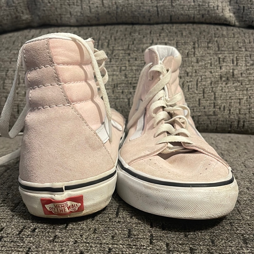 Womens pink vans high tops